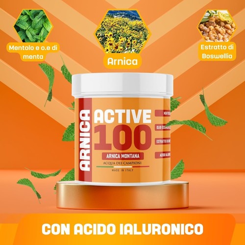 Crema Arnica Active 100 Cavalli Uso Umano 600 ml Maxi Formato Enorme Efficace - Foto 4 di 6