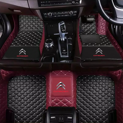 For 1998-2025 Citroen Handmade all-weather waterproof PU leather floor mat - Picture 21 of 91
