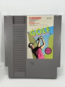 Bandai Golf: Challenge Pebble Beach (NES, 1989) CIB Complete w/ Manual + Sleeve