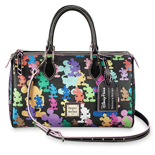 Disney Parks Dooney Bourke 10th Anniversary Mickey Barrel Bag Satchel Purse NWT