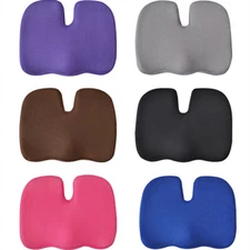 NEW Lumbar & Back Support Washable Pillow, Memory Foam Office Chair Seat Cushion