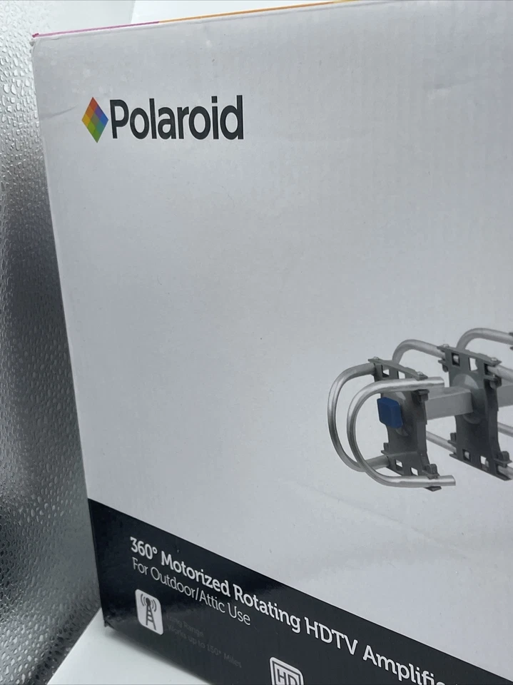 Antena RC Polaroid 360 grados giratoria motorizada HDTV amplificada 150 millas nueva Foto 2 de 4