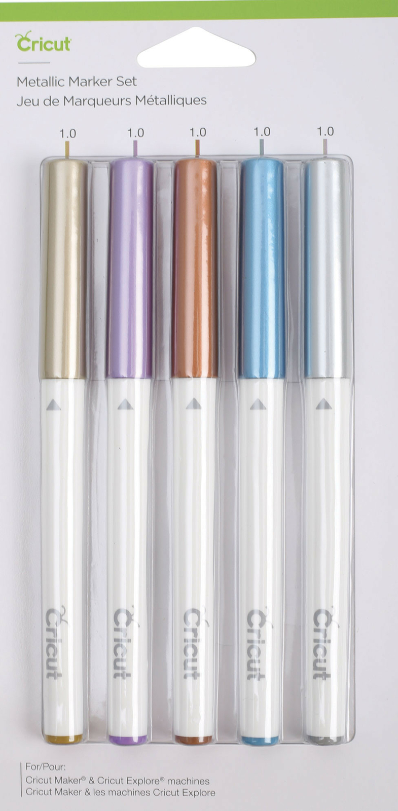 Cricut Explore E Maker: 5 Penne Metalliche 1.0mm