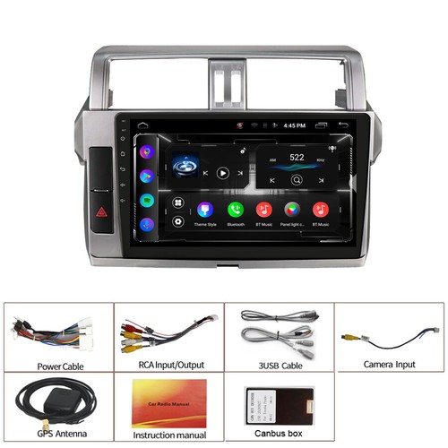 10.1" for Toyota Land Cruiser Prado Stereo Android GPS SatNav BT Radio Head Unit - Picture 10 of 10