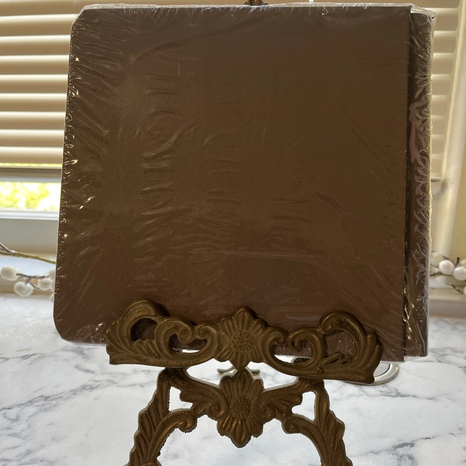 Creative Memories 7x7 Tan Mocha Album Coverset com Foil Pink Hearts com Extras - Imagem 3 de 4