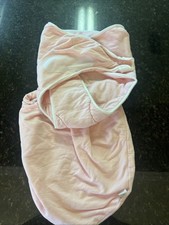 Ergobaby Swaddler Pink Infant Baby Girl Swaddle Sleepwear Sleep Sack Sz M/L
