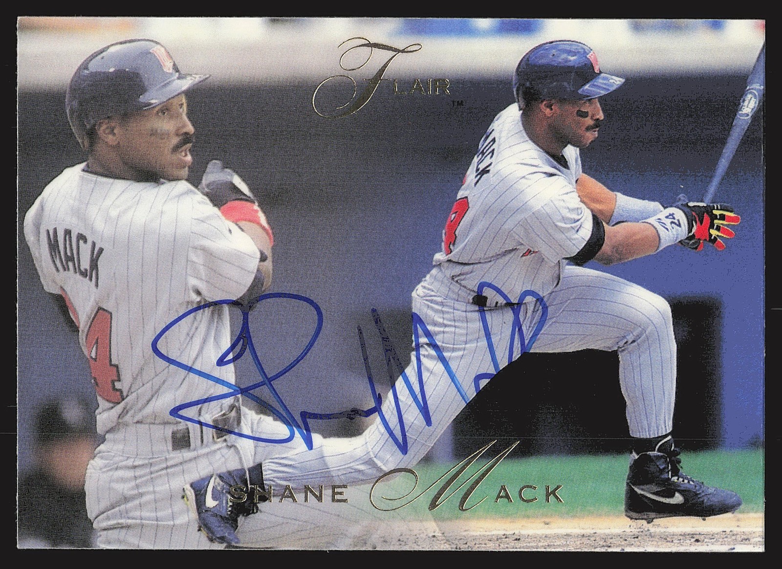 1993 Flair #238 Shane Mack In Person Autograph, B6