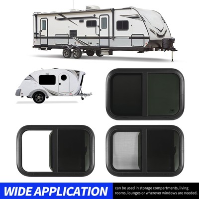 _Wall Thickness: 33-38mm Horizontal Sliding RV Window 23.6 X 11.8in Uv Resistant