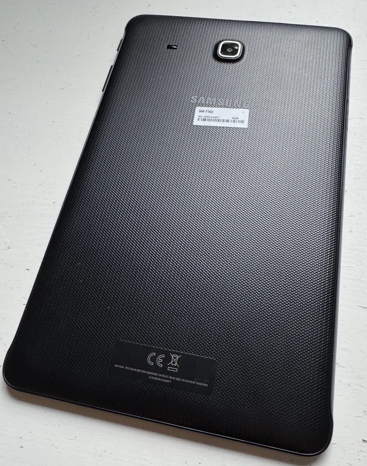 Samsung Galaxy Tab E SM-T560 8GB, WLAN, 24,4 cm (9,6 Zoll) - Metallic Black - Bild 2 von 2