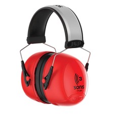 JSP Sonis 3 Adjustable Ear Defenders 37dB SNR Extra Visibility Comfort