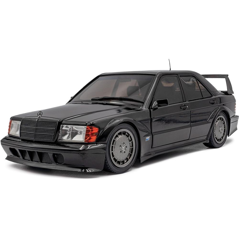 1990 Mercedes-Benz 190 (W201) Evo II Solido Works - Black 1:18 Scale Diecast Mod