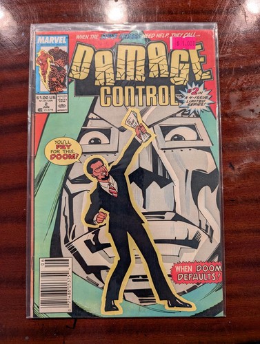 Marvel Damage Control Comic Book - When Doom Defaults