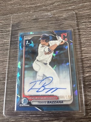 Travis Bazzana 1st Bowman Chrome Sapphire Auto /199