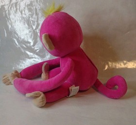 WowWee Fingerlings Pink Monkey Talking 18" Plush Tested Works