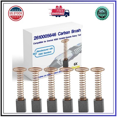 6 Pcs Carbon Brushes for Dremel 4000 Motor Replacement Part 2610005646