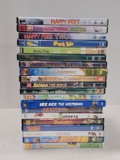 20 DVD Kids Random Lot - Animated, Children /or Family DVDs - Photographed