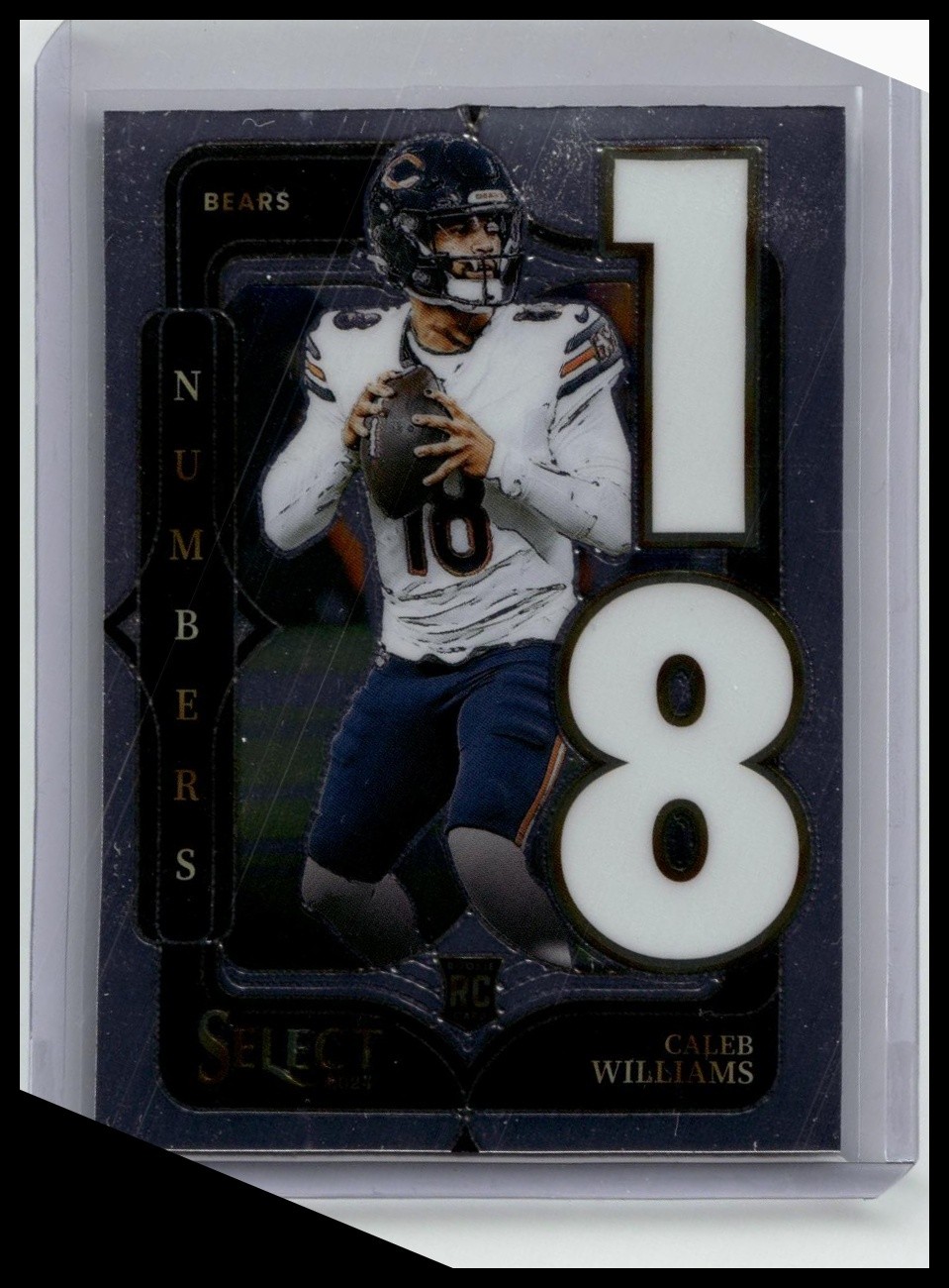 2024 Panini Select #19 Caleb Williams Select Numbers #3922