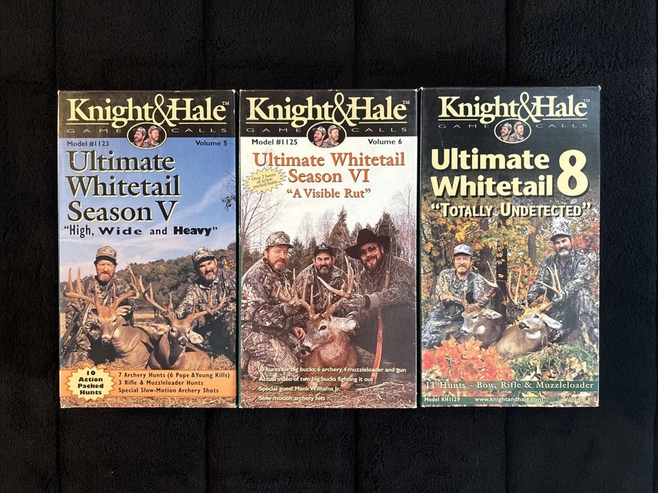 12 Deer Hunting VHS Knight & Hale Prime Time Bucks Tree Stand Safety Whitetail - Image 4 of 4