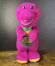 Vintage Barney the Dinosaur Dino Dance Singing Dancing 2002 Fisher Price WORKS