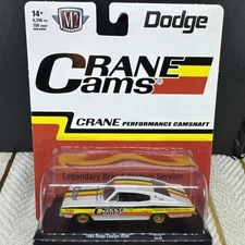 M2 Machine Auto Driver Crane Cams 1966 Dodge Charger Hemi white R113 193F