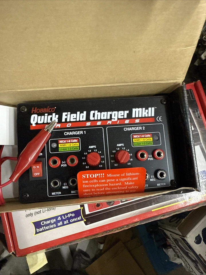 NEW Hobbico Quick Field Charger MkII Pro Series For NICd NiMH LiPo HCAP0290 - Image 3 of 3