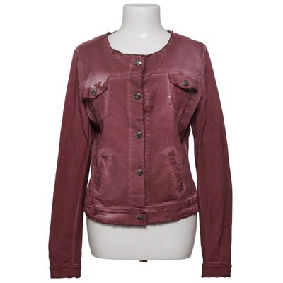 Jeansjacke, Damen, Größe: XL, Lila, Baumwolle/Elasthan, Einfarbig #OFz
