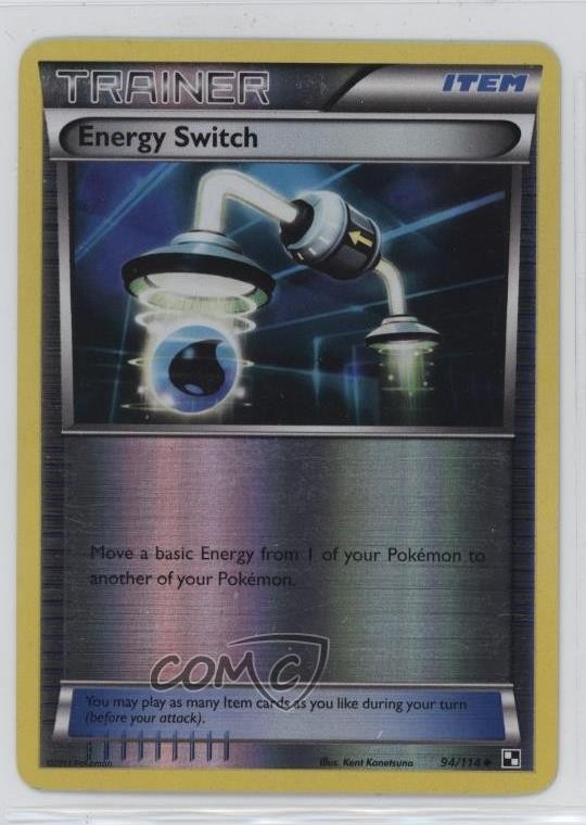 Energy Switch Reverse Foil Pokemon Black & White Base Set #94