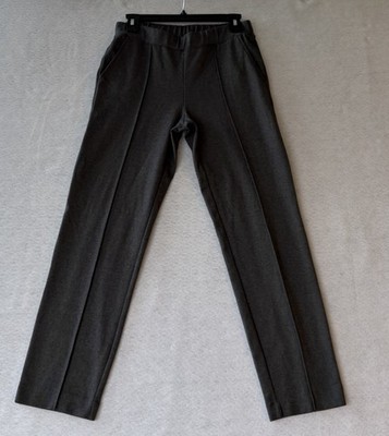 J Crew Pixie Pants Womens S Gray Ponte Stretch Skinny Ankle Pull On Career Work