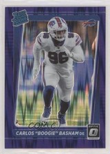 2021 Donruss Optic Rated Rookie Purple Shock Prizm Carlos Basham Jr Boogie 2l4