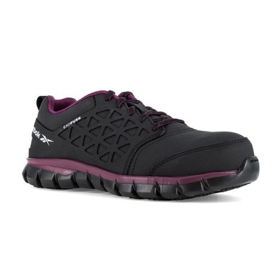 Reebok Work Women's Sublite Cushion Sd10 Composite Toe Black/Plum - 6.5 Medium