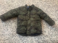 Baby Gap camo classic puffer Coat Sherpa Lined Cold Control Max Boys Size 4