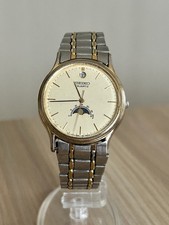 Seiko Quartz Moonphase vintage con bracciale originale Seiko – funzionante 