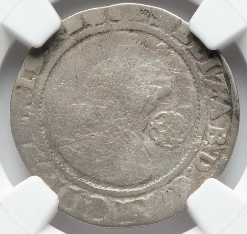 ENGLAND Queen Elizabeth I 1583 AD, Sixpence 6p 1558-1603 Silver S-2578 Coin, NGC
