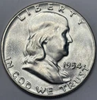 1954 Franklin Half Dollar — Uncirculated MS+ Gem 💎 FBL