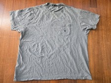 Vtg POLO RALPH LAUREN Pocket Tshirt Single Stitch Sz L MADE IN USA