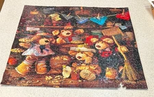 MOODY HOLLOW (Vintage Springbok) -- 500 Piece Jigsaw Puzzle -- 1 Missing