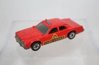 Vintage 1977 Hotwheels Blackline Fire Chief. Red