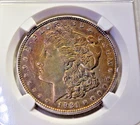 1921-P Morgan Silver Dollar Nice Toning Obverse And Reverse #521