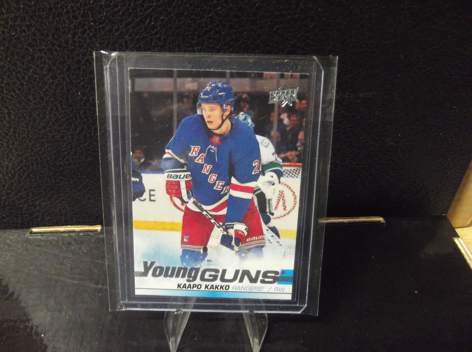 2019-20 UPPER DECK HOCKEY YOUNG GUNS RC #499 KAAPO KAKKO NY RANGERS