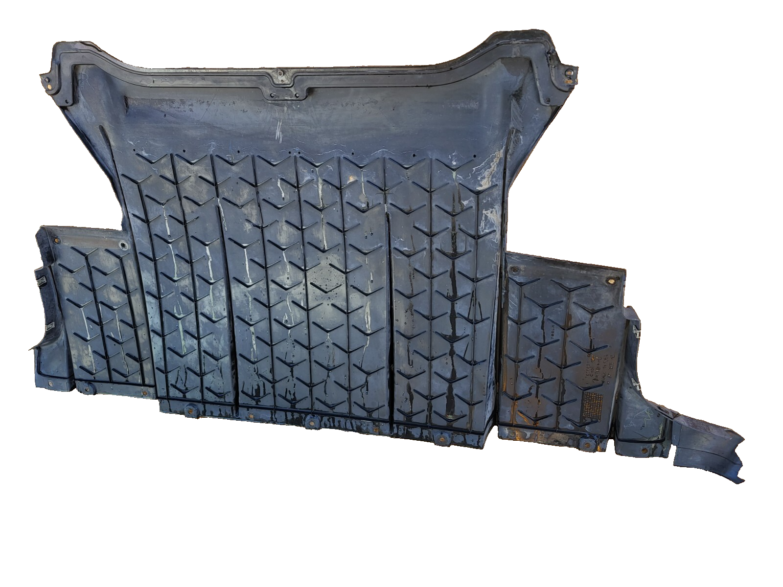 ⭕ 16-20 Tesla Model X Rear Bumper Undertray Mid Aero Shield Panel 1072635-00-B