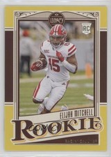 2021 Panini Legacy Rookies Yellow 98/150 Elijah Mitchell #188 e9p