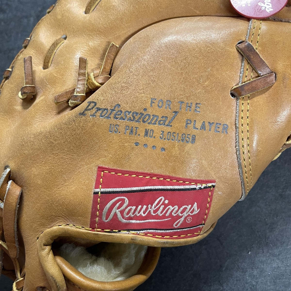 Vintage Rawlings First Base Mitt Mens 12.5 Brown Heart Of The Hide