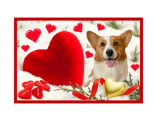 Corgi Valentine's Day Refrigerator Magnet