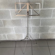 Leggio Spartito Metallo Pieghevole Collezione Arredo Studio Esposizione Vintage