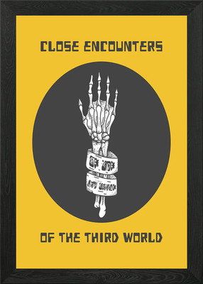 Enge Begegnungen der Welt Gerahmtes Wandbild Poster Leinwanddruck Bild