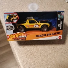 New Mattel Hot Wheels Pull-Back Speeders - Porsche 914 Safari