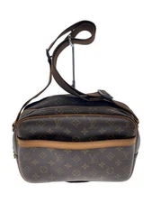 LOUIS VUITTON SHOULDER BAG REPORTER PM_MONOGRAM CANVAS PVC Brown TOTAL Used