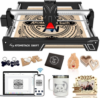 ATOMSTACK Swift Laser Engraver for Beginners, 7000Mw Output Laser Cutter, Laser 
