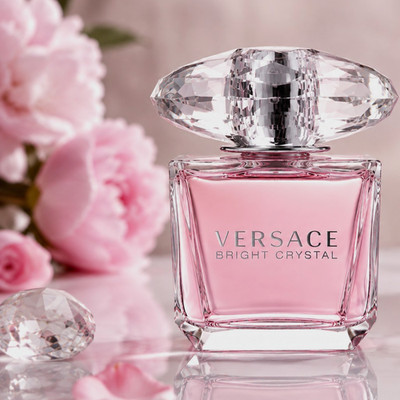 Versace Bright Crystal Eau de Toilette Spray 90 ml, normale Größe