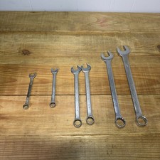 Set Of 6 Mixed Proto Proto Professional Sae Combination Wrenches. Usa Made Set Of 6 Mixed Proto Proto Professional Sae Combination Wrenches. Usa Made